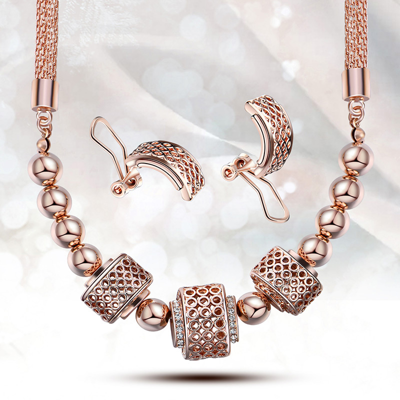 Fashion Gold Color Pure Color Decorated Hollow Out Jewelry Sets,Jewelry Sets