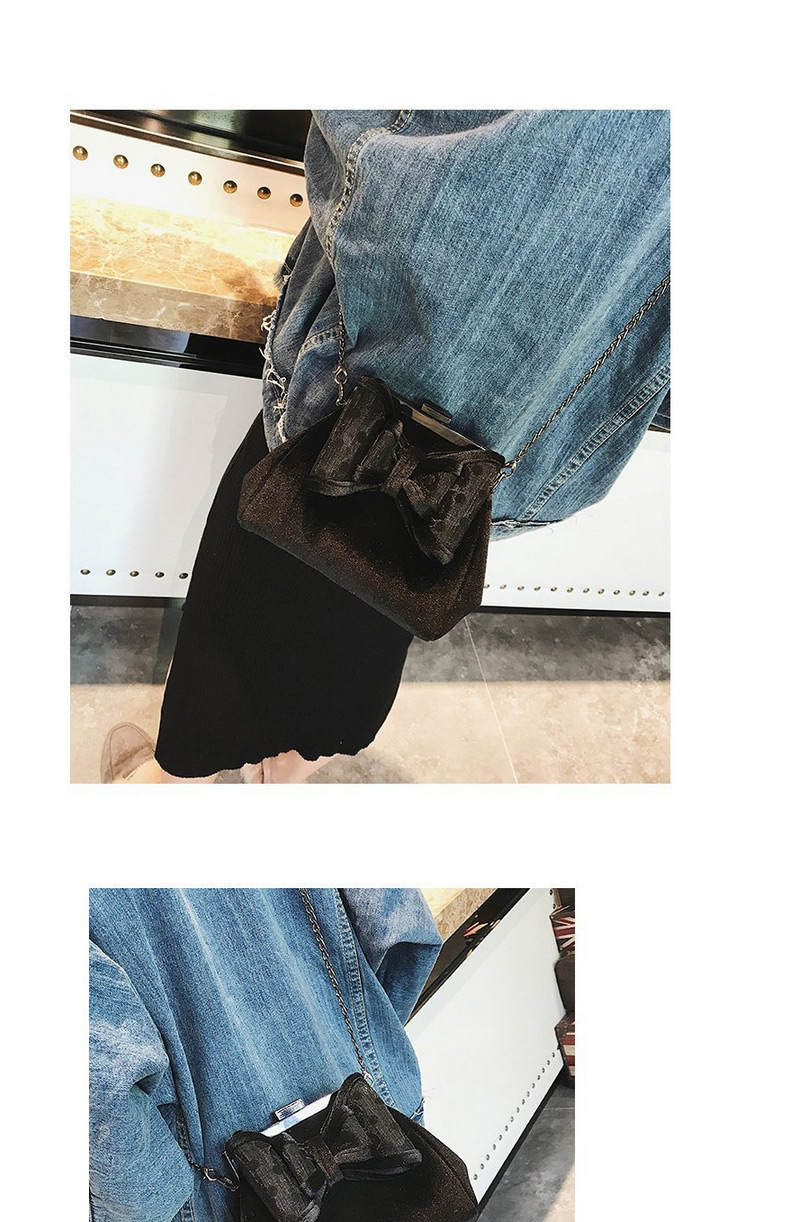 Lovely Black Bowknot Decorated Simple Shoulder Bag,Shoulder bags