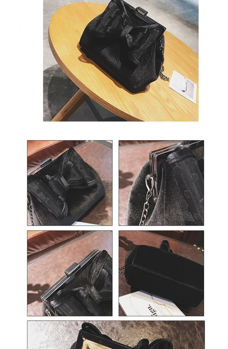 Lovely Black Bowknot Decorated Simple Shoulder Bag,Shoulder bags