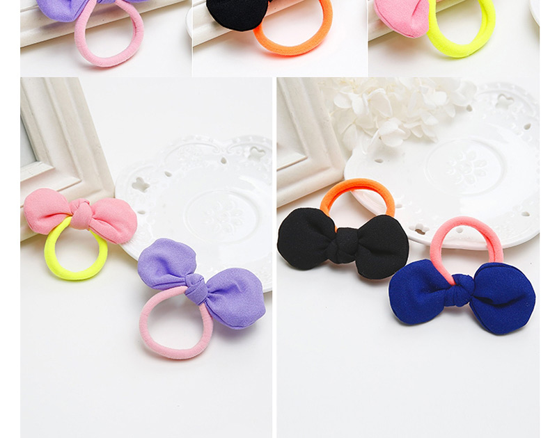 Sweet Yellow Bowknot Decorated Simple Hair Band,Kids Accessories
