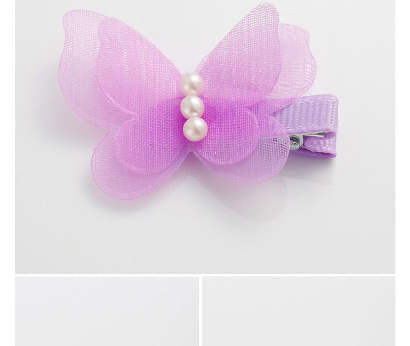 Lovely Yellow Butterfly Shape Decorated Hairpin,Kids Accessories