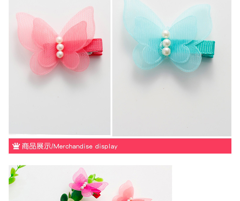 Lovely Light Pink Butterfly Shape Decorated Hairpin,Kids Accessories