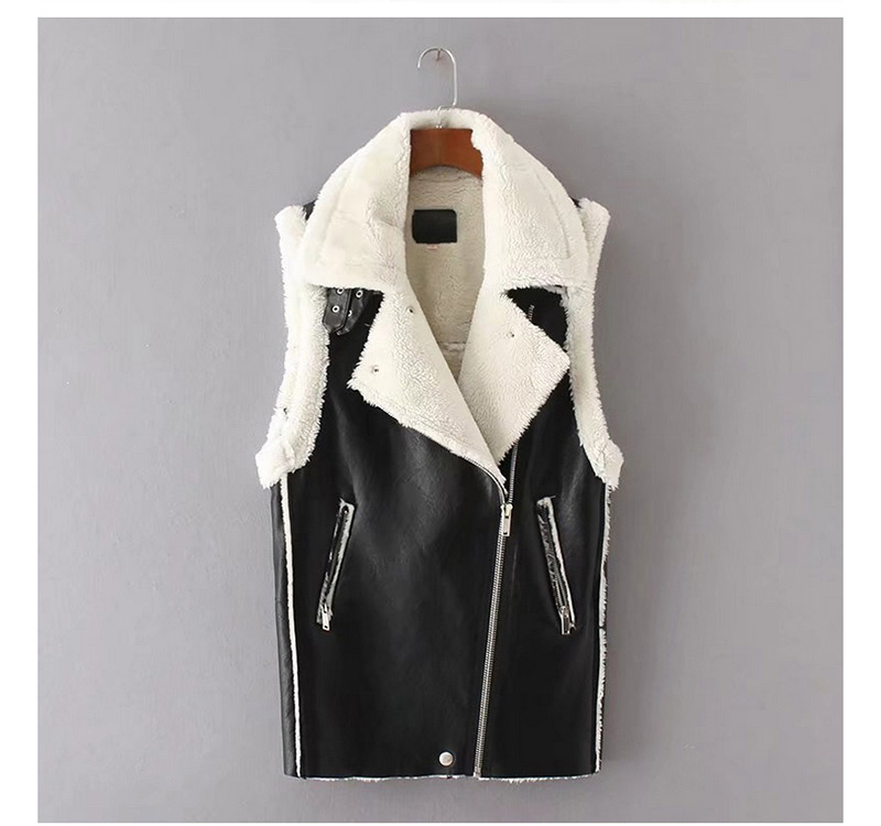 Trendy White Irregular Shape Design Simple Jacket,Coat-Jacket