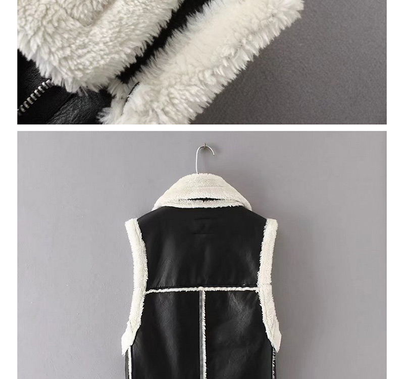 Trendy Black Irregular Shape Design Simple Jacket,Coat-Jacket