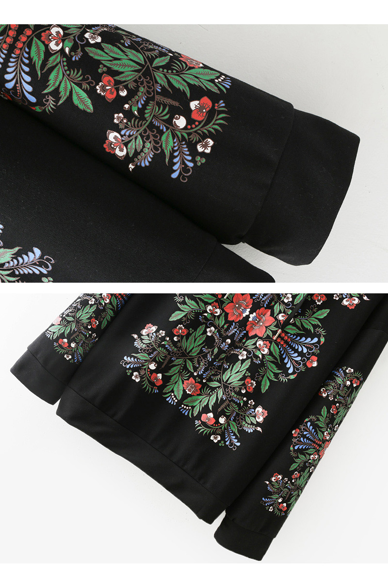 Fashion Black Embroidery Flower Decorated Blouse,Tank Tops & Camis