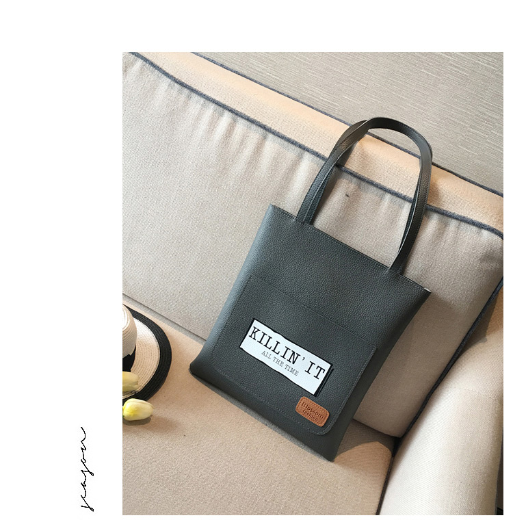 Fashion Brown Letter Shape Decorated Bag,Messenger bags