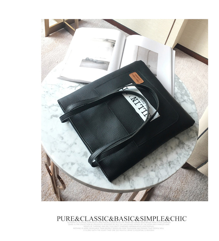 Fashion Black Letter Shape Decorated Bag,Messenger bags
