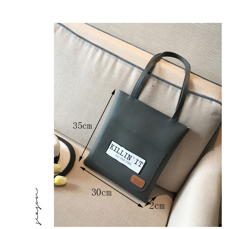 Fashion Brown Letter Shape Decorated Bag,Messenger bags