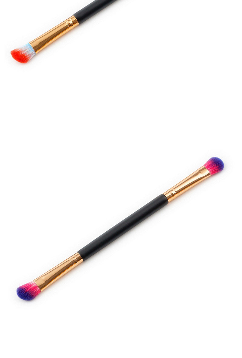 Trendy Yellow+pink Color Matching Decorated Eyebrow Brush,Beauty tools