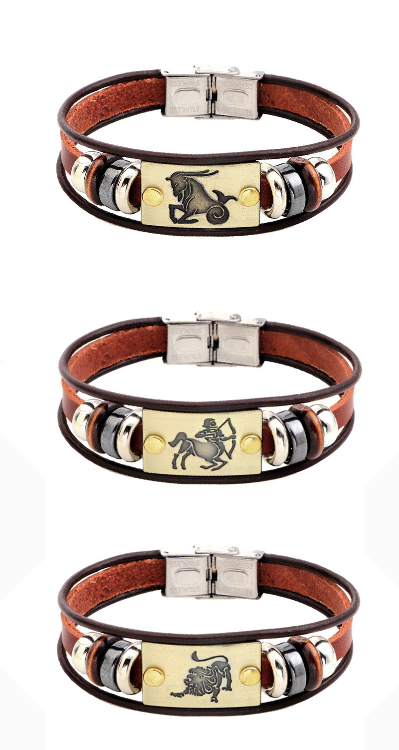 Personality Brown Scorpio Decorated Multilayer Bracelet,Fashion Bracelets