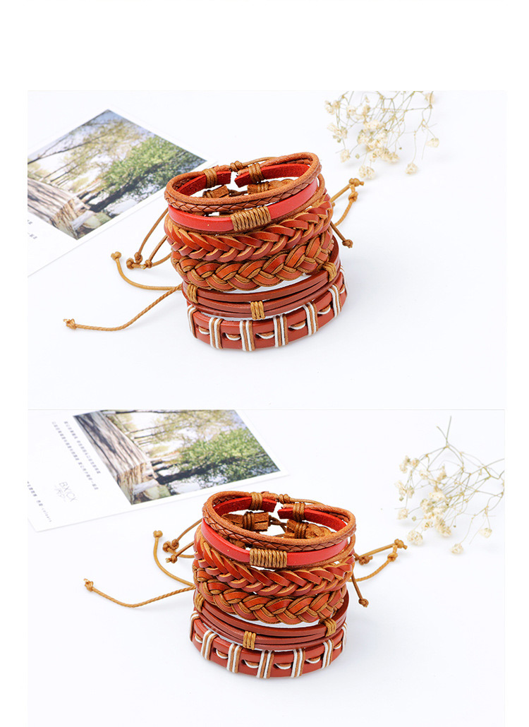 Personality Brown Pure Color Decorated Multilayer Braceles,Fashion Bracelets