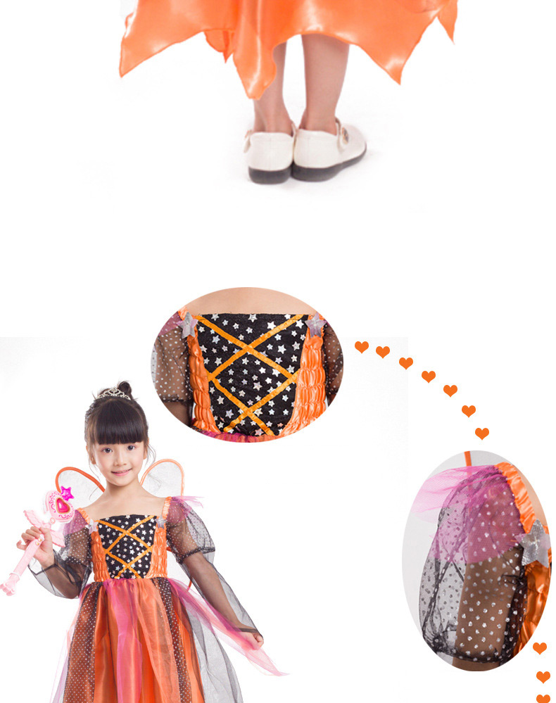 Fashion Orange Pumpkin Decorated Costume,Festival & Party Supplies