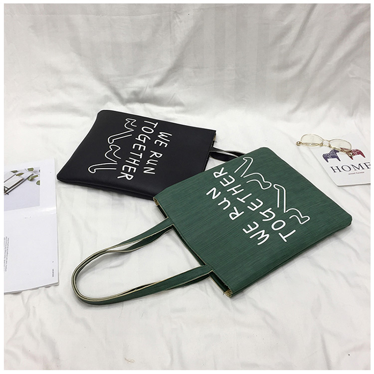 Fashion Khaki Letter Decorated Bag,Messenger bags