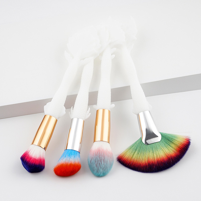 Fashion Multi-color Fish Shape Decorated Brush (1pcs),Beauty tools