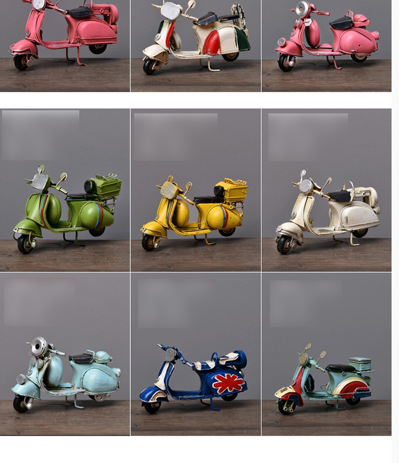 Personality Green Motorcycle Shape Decorated Ornaments,Home Decor