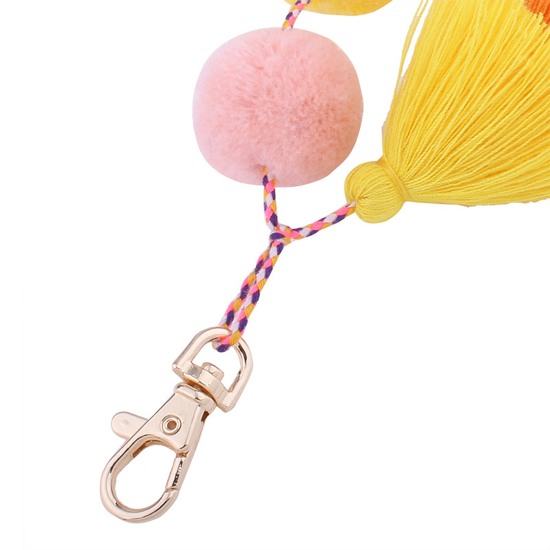 Lovely Multi-color Tassel Decorated Key Chain,Fashion Keychain