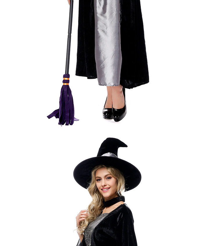 Fashion Black Witch Decorated Costume,Festival & Party Supplies