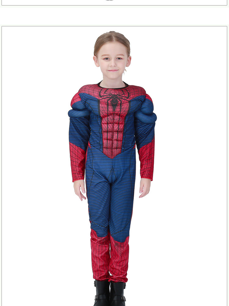 Fashion Dark Blue Spiderman Decorated Costume,Festival & Party Supplies
