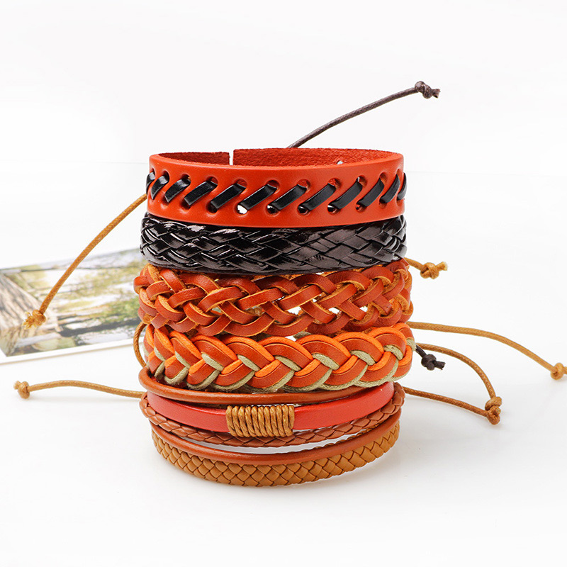 Fashion Brown Pure Color Decorated Bracelet ( 6 Pcs),Fashion Bracelets