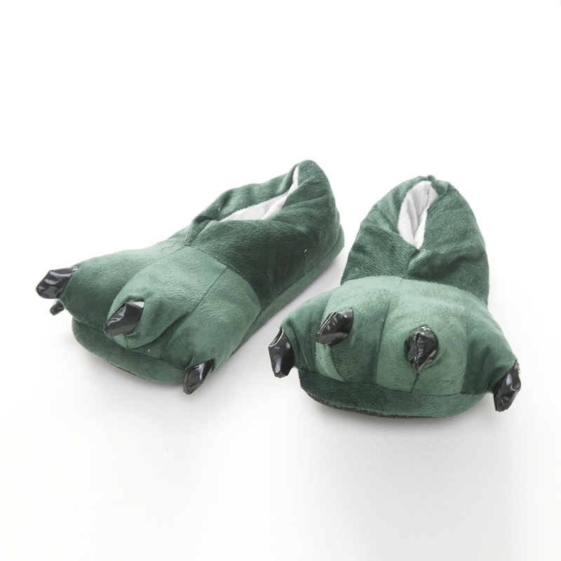 Fashion Green Pure Color Decorated Shoes,Slippers