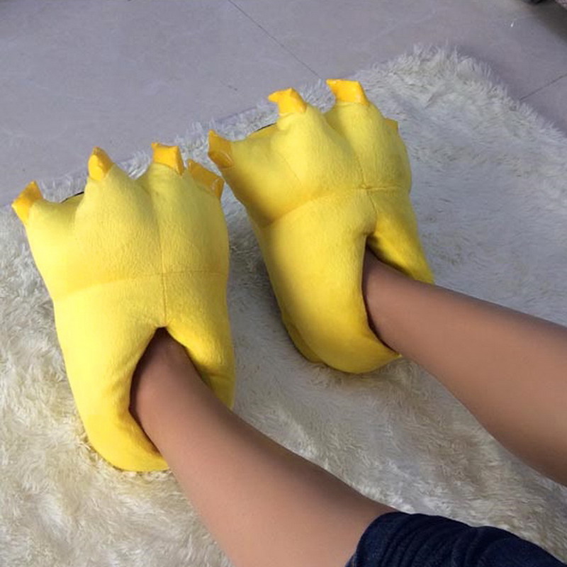 Fashion Black+yellow Pure Color Decorated Shoes,Slippers