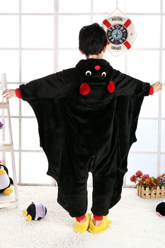 Fashion Black Bat Shape Decorated Child Pajams,Others