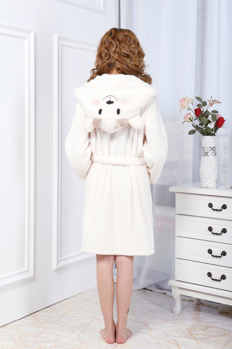 Fashion White Sheep Shape Decorated Nightgown,Cartoon Pajama
