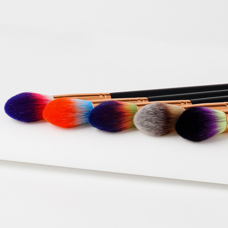 Fashion Multi-color Flame Shape Decorated Makeup Brush(1pc),Beauty tools