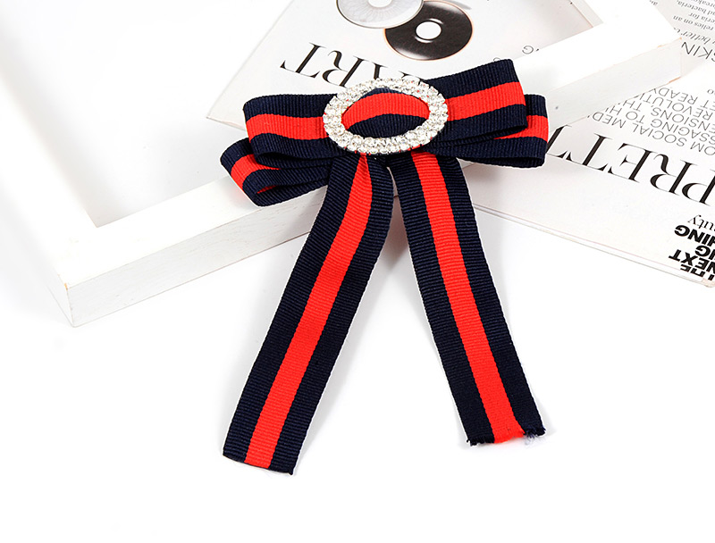 Fashion Red+black Bowknot Shape Decorated Brooch,Korean Brooches