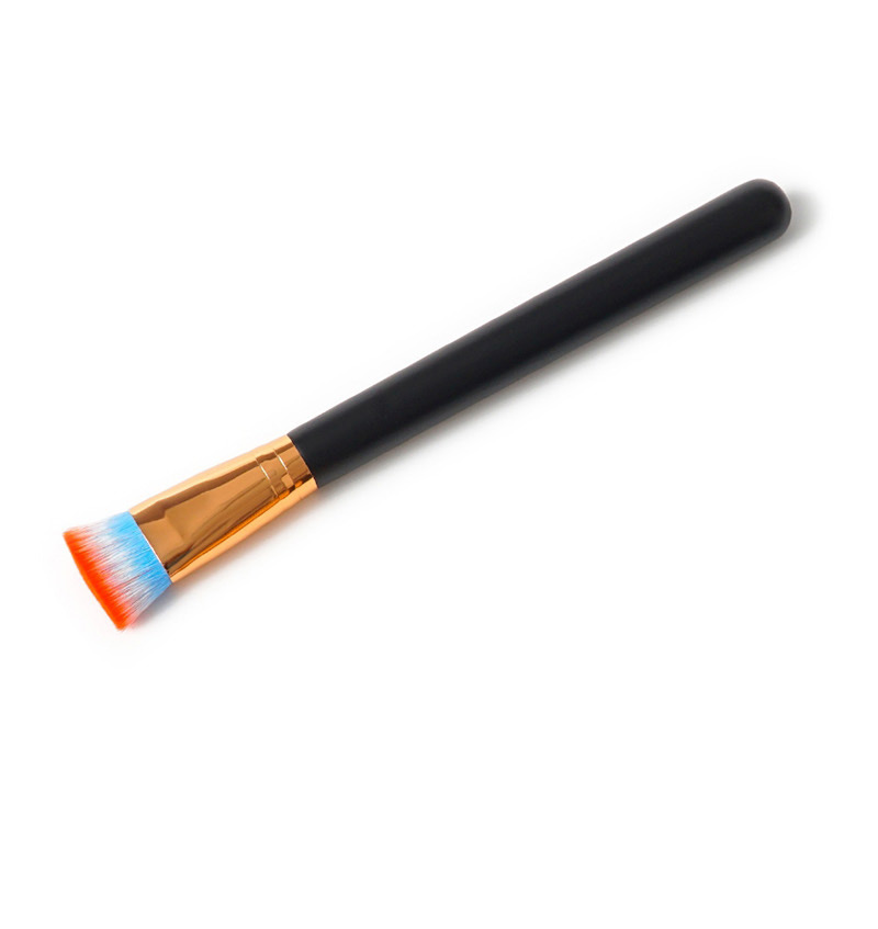Fashion Blue+yellow Color Matching Decorated Makeup Brush,Beauty tools