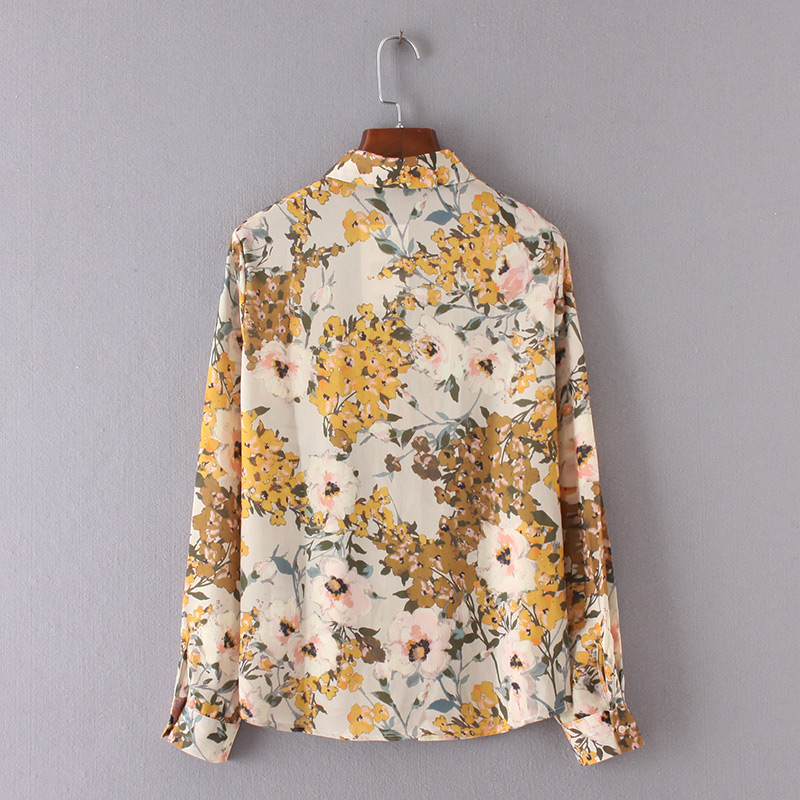 Fashion Multi-color Flower Pattern Decorated Shirt,Sunscreen Shirts