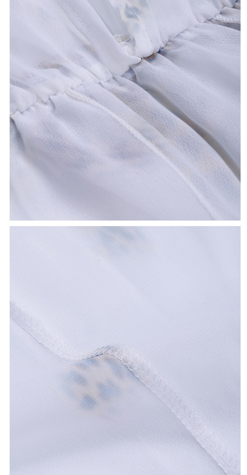 Fashion Multi-color V Neckline Decorated Bandage Design Long Smock,Sunscreen Shirts