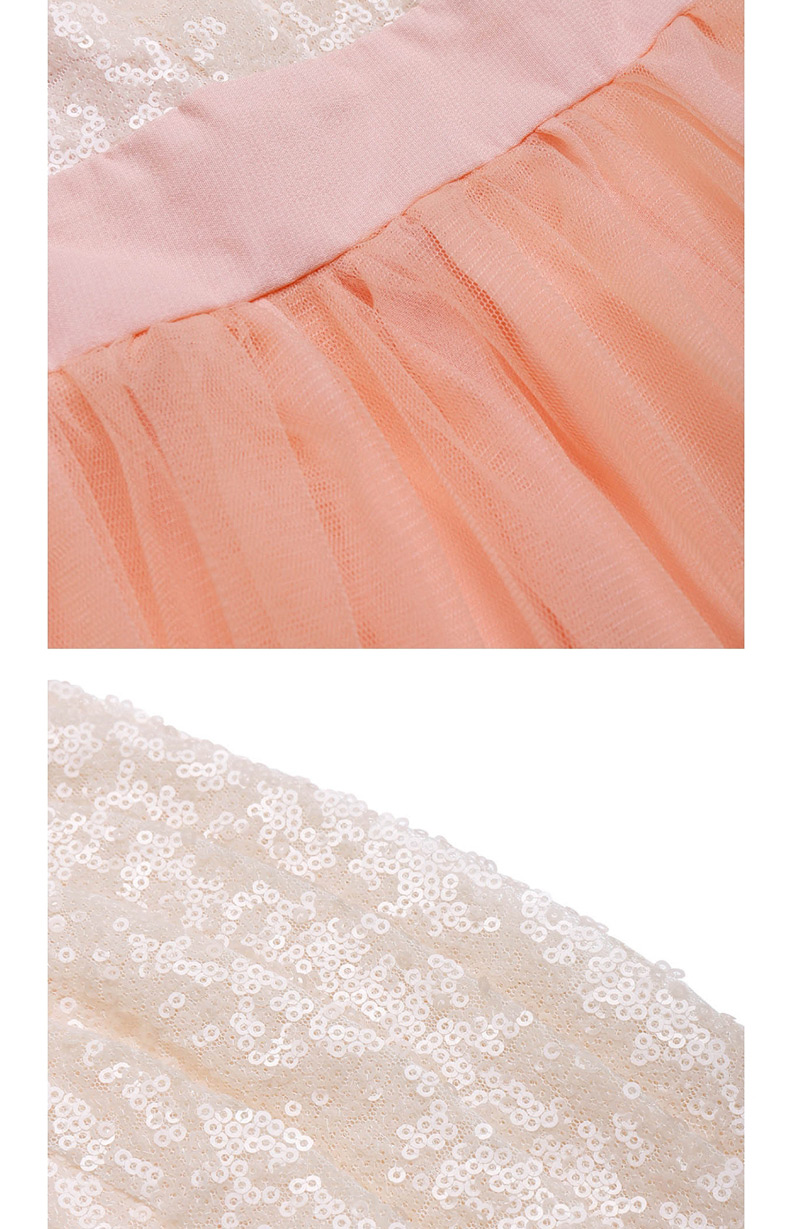 Fashion Light Pink Pure Color Decorated V Neckline Dress,Long Dress
