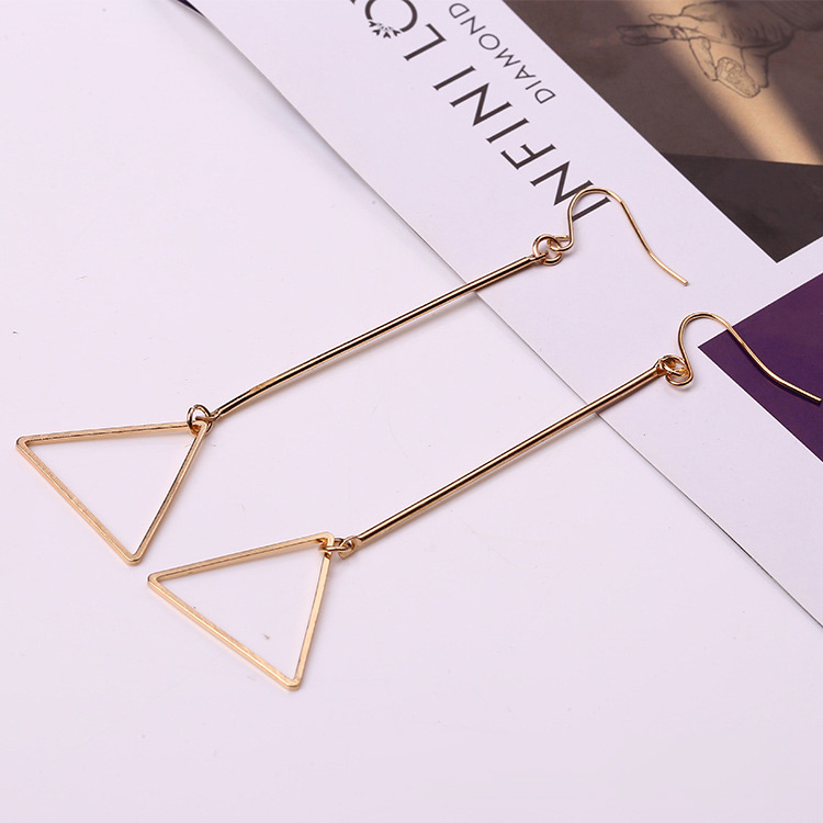 Fashion Gold Color Round Shape Decorated Simple Earrings,Drop Earrings