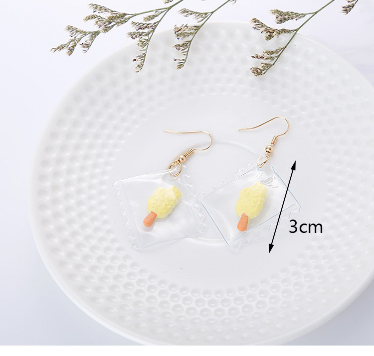 Fashion Pink Ice Cream Pendant Decorated Earrings,Drop Earrings