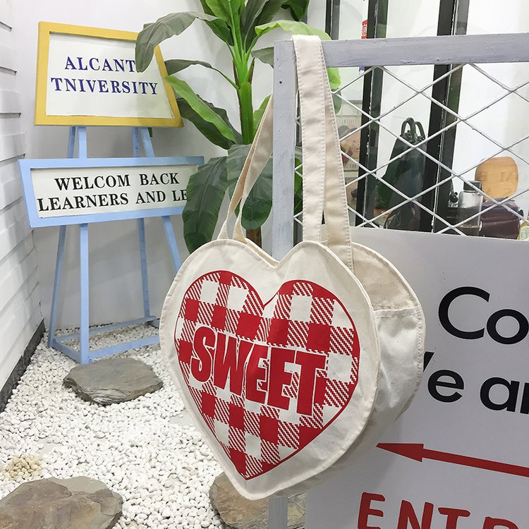 Sweet White Heart Shape Design Shoulder Bag,Messenger bags