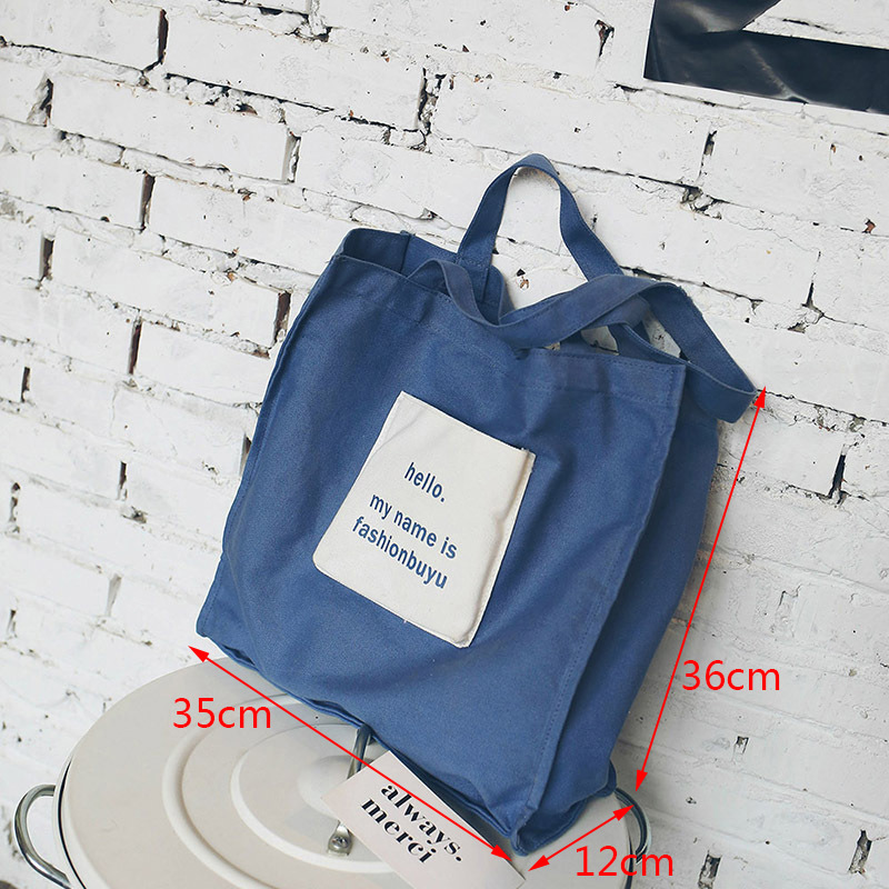 Fashion Blue Letter Pattern Decorated Shoulder Bag,Messenger bags