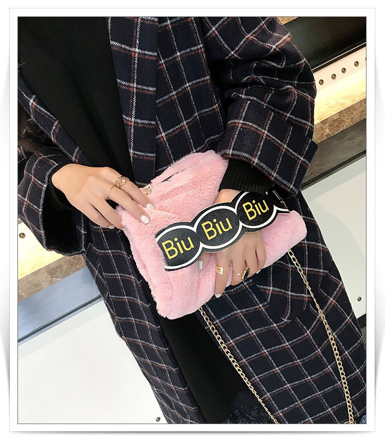 Fashion Pink Letter Pattern Decorated Shoulder Bag,Messenger bags