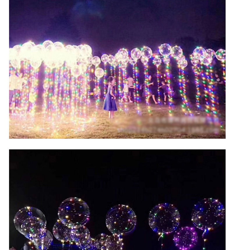 Trendy Pink Ball Shape Design Led Light Balloon(without Battery),Household goods