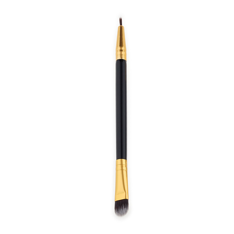 Fashion Black+gold Color Color Matching Decorated Eyeliner Brush(1pc),Beauty tools