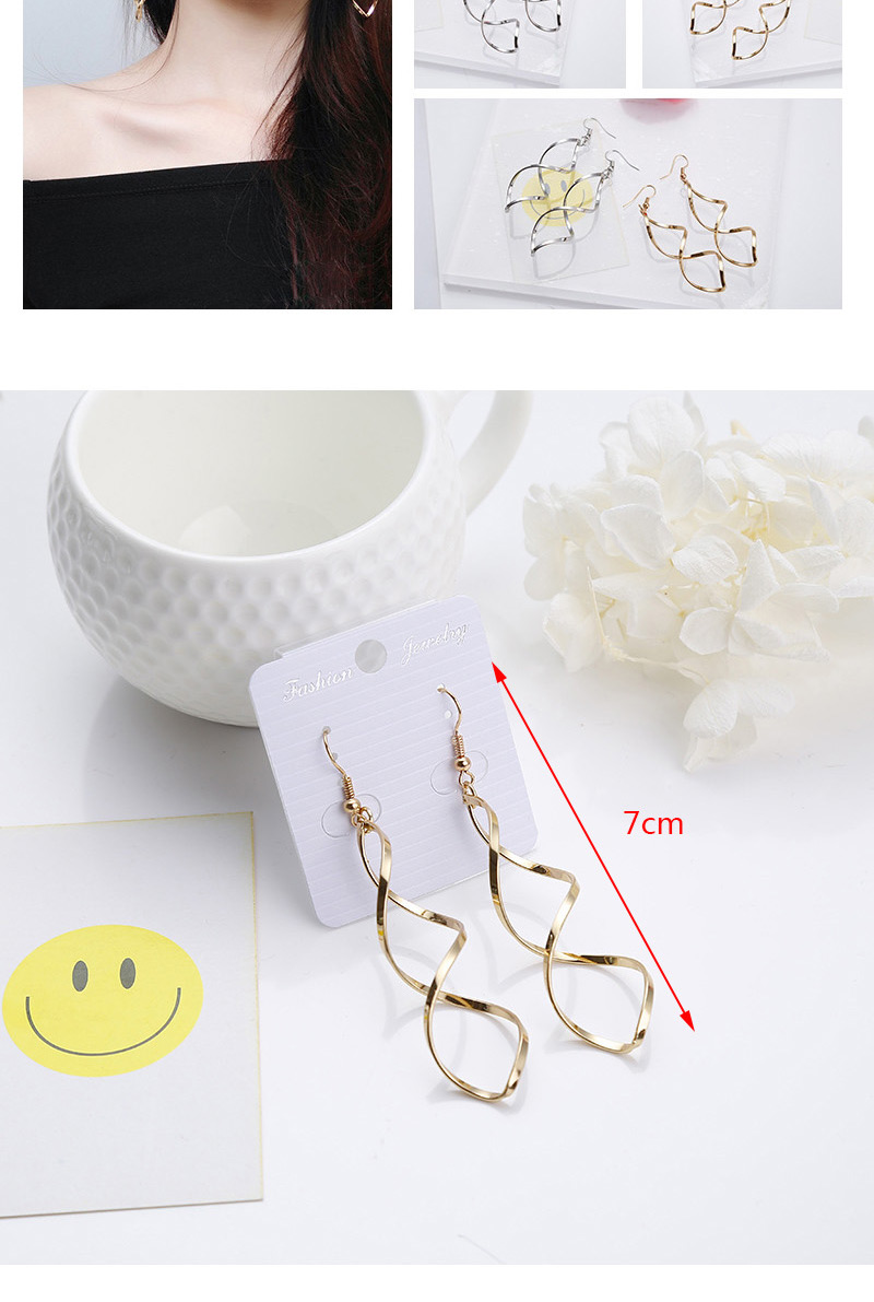 Fashion Silver Color Pure Color Decorated Earrings,Drop Earrings
