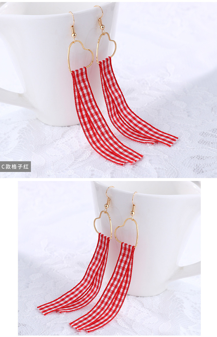 Fashion Red Color-matching Decorated Earrings,Drop Earrings