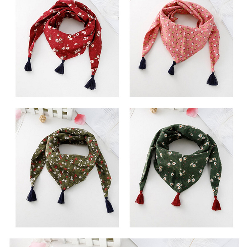 Fashion Watermelon Red Tassel Decorated Scarf,Household goods