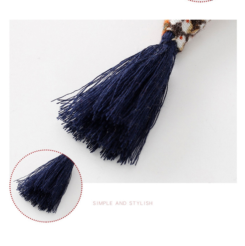 Fashion Multi-color Tassel Decorated Scarf,Household goods