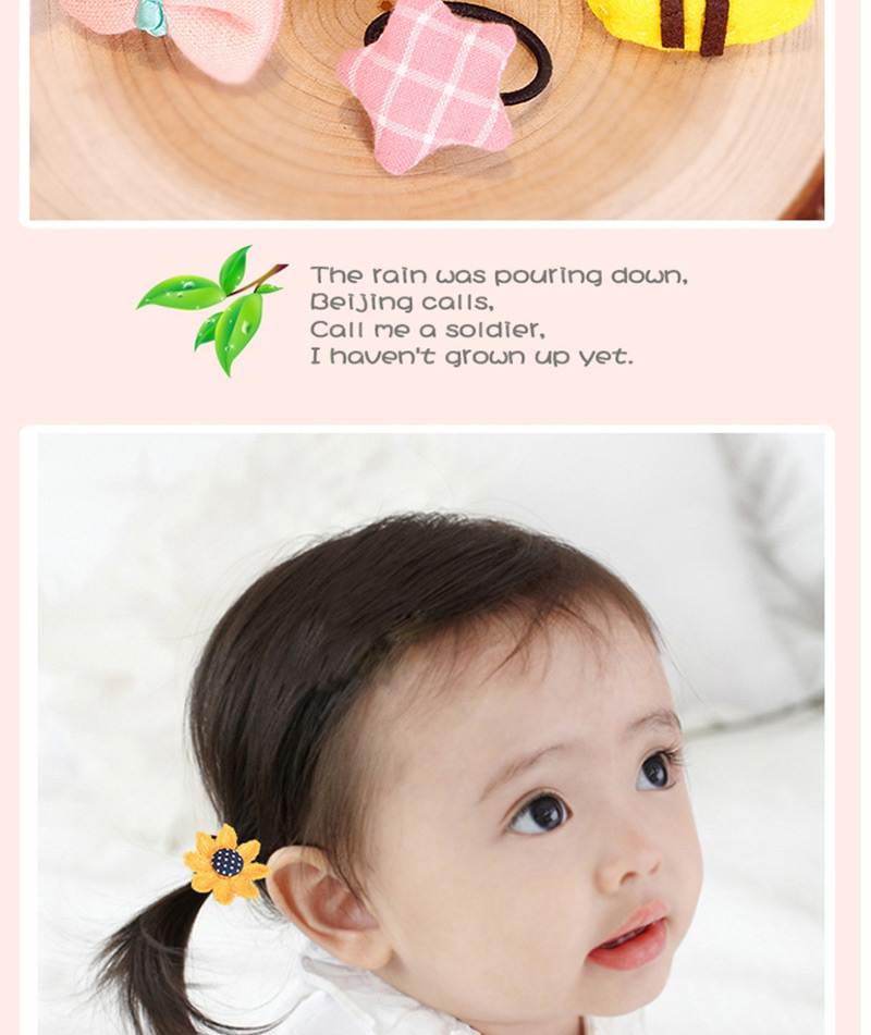 Fashion Pink Bowknot Shape Decorated Hair Band(1pcs),Hair Ring
