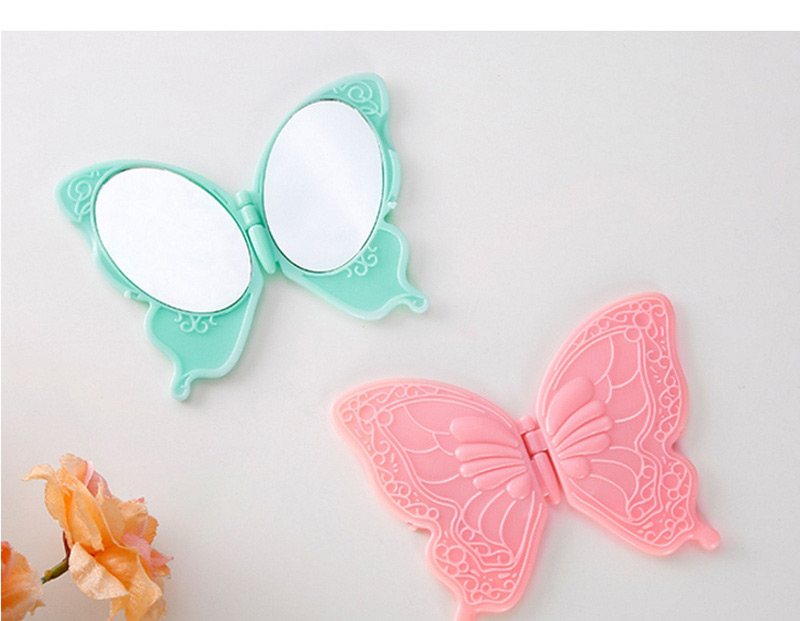 Fashion Green Butterfly Shape Decorated Mirror,Household goods