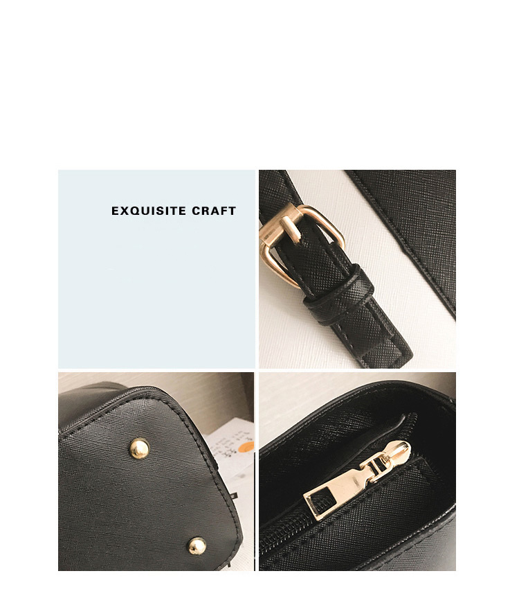 Fashion Black Lettar Pattern Decorated Shoulder Bag,Messenger bags
