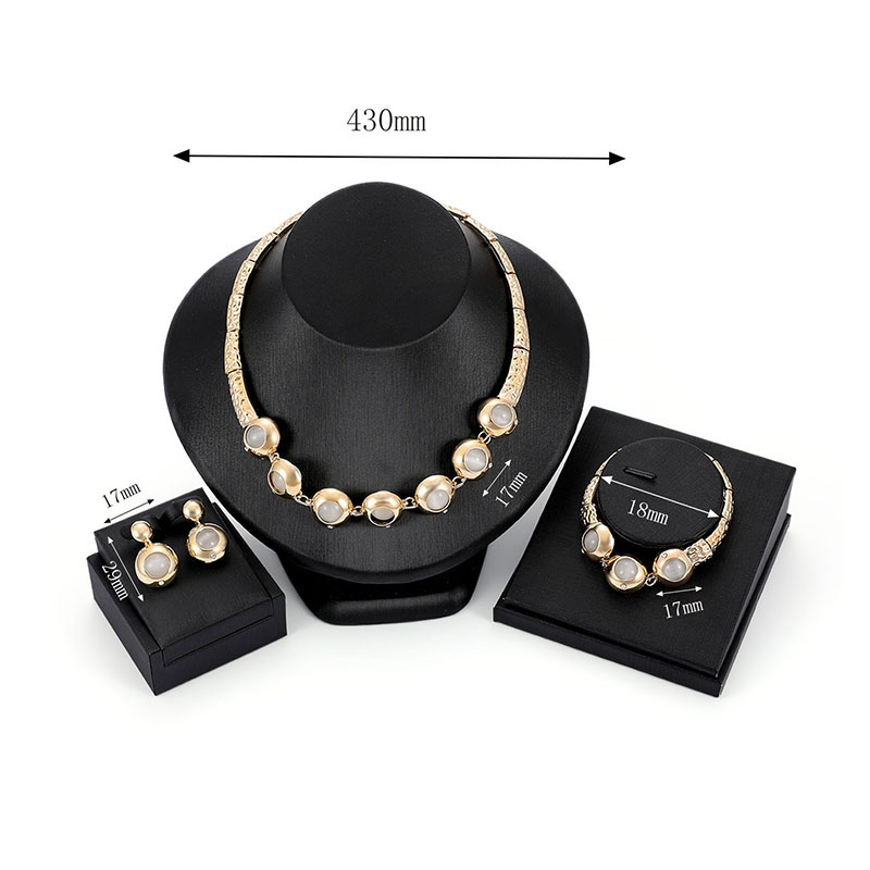 Fashion Gold Color Geometric Shape Design Jewelry Sets,Jewelry Sets