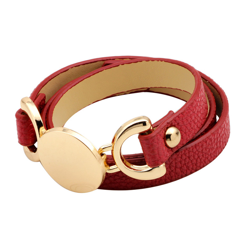 Fashion Khaki Pure Color Decorated Bracelet,Fashion Bracelets