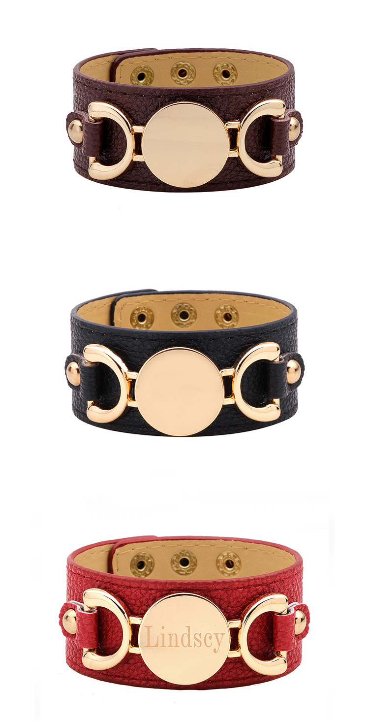 Fashion Khaki Letter Pattern Decorated Bracelet,Fashion Bracelets